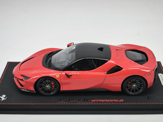 BBR 1/18 Ferrari SF90 Red Simulated Car Model