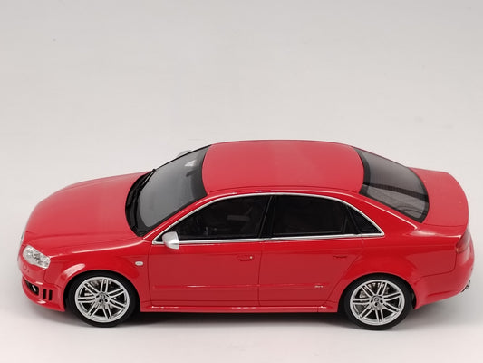 OTTO 1/18 Audi RS4 B7 4.2 Red Simulation Car Model