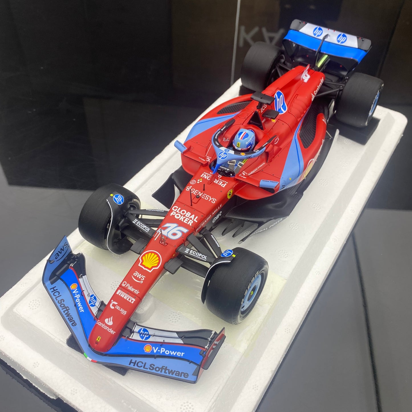 BBR 1/18 Ferrari SF-24 Charles Leclerc Miami GP 2024 Red