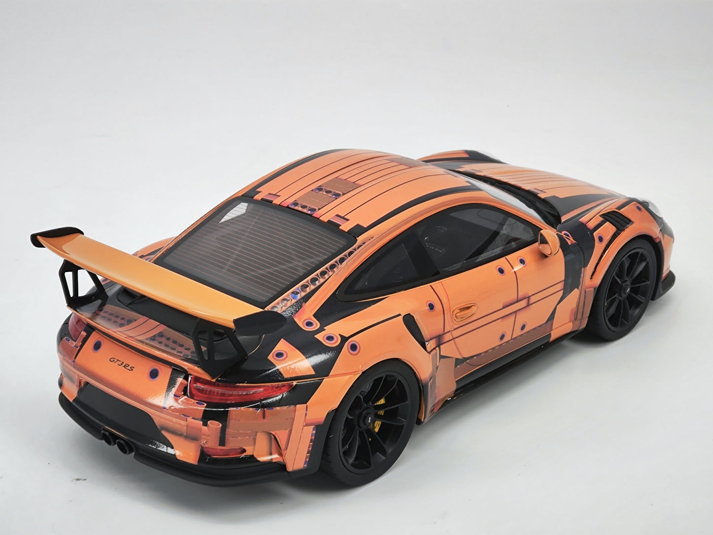 GT Spirit 1/18 Porsche 911 GT3RS Building Blocks Painted Simulation Car Model