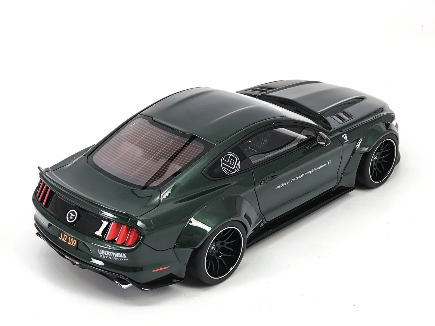 GT SPIRIT 1/18 Ford Mustang lbwk dark green simulation car model ornaments GT838