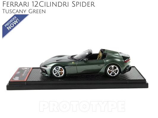 BBR 1/43 Ferrari 12 Cilindri Coupe simulation car model ornament gift