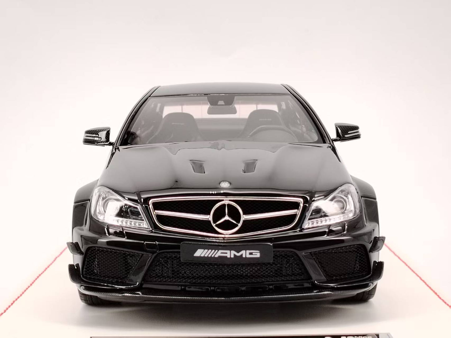 NA 1/18 Mercedes-Benz C63 AMG Black Series Black Resin Model Car