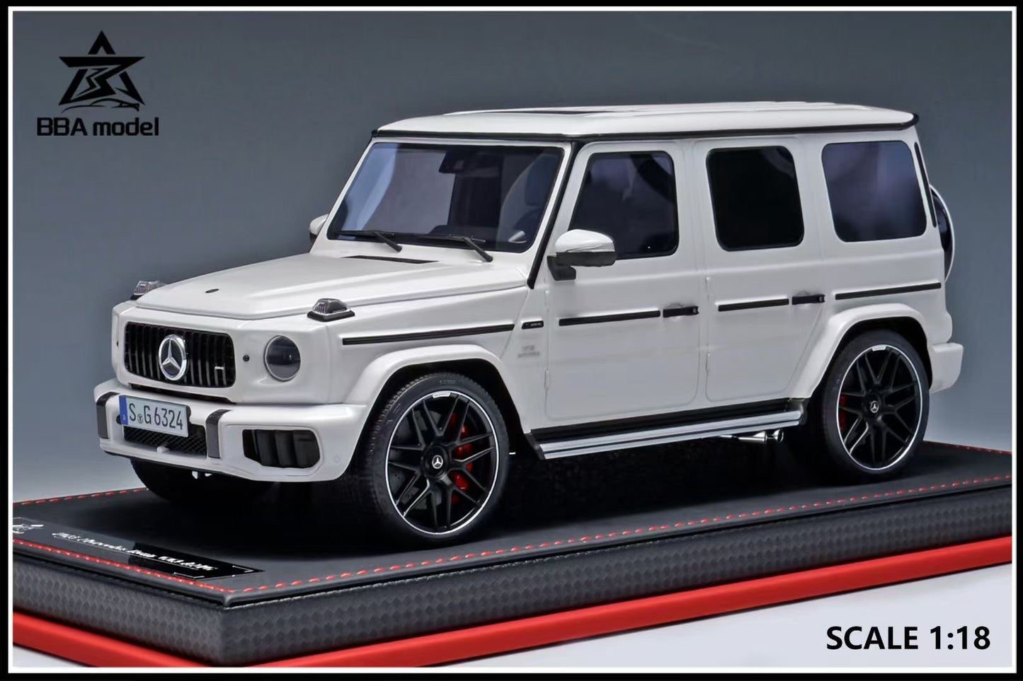 BBA model 1/18 2025 Mercedes-Benz-G63 AMG limited edition resin car model