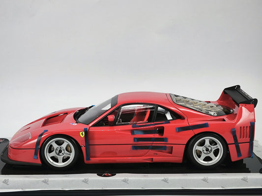 Amalgam 1/8 Ferrari F40 Racing Edition High-end Simulation Car Model Ornaments