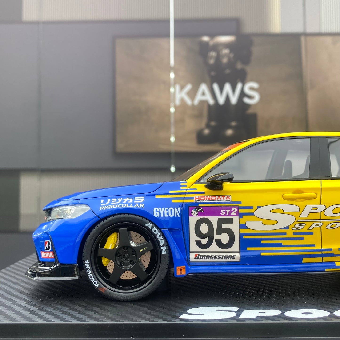 Peako 1/18 Honda Civic Type R FL5 Spoon resin car model for gift giving