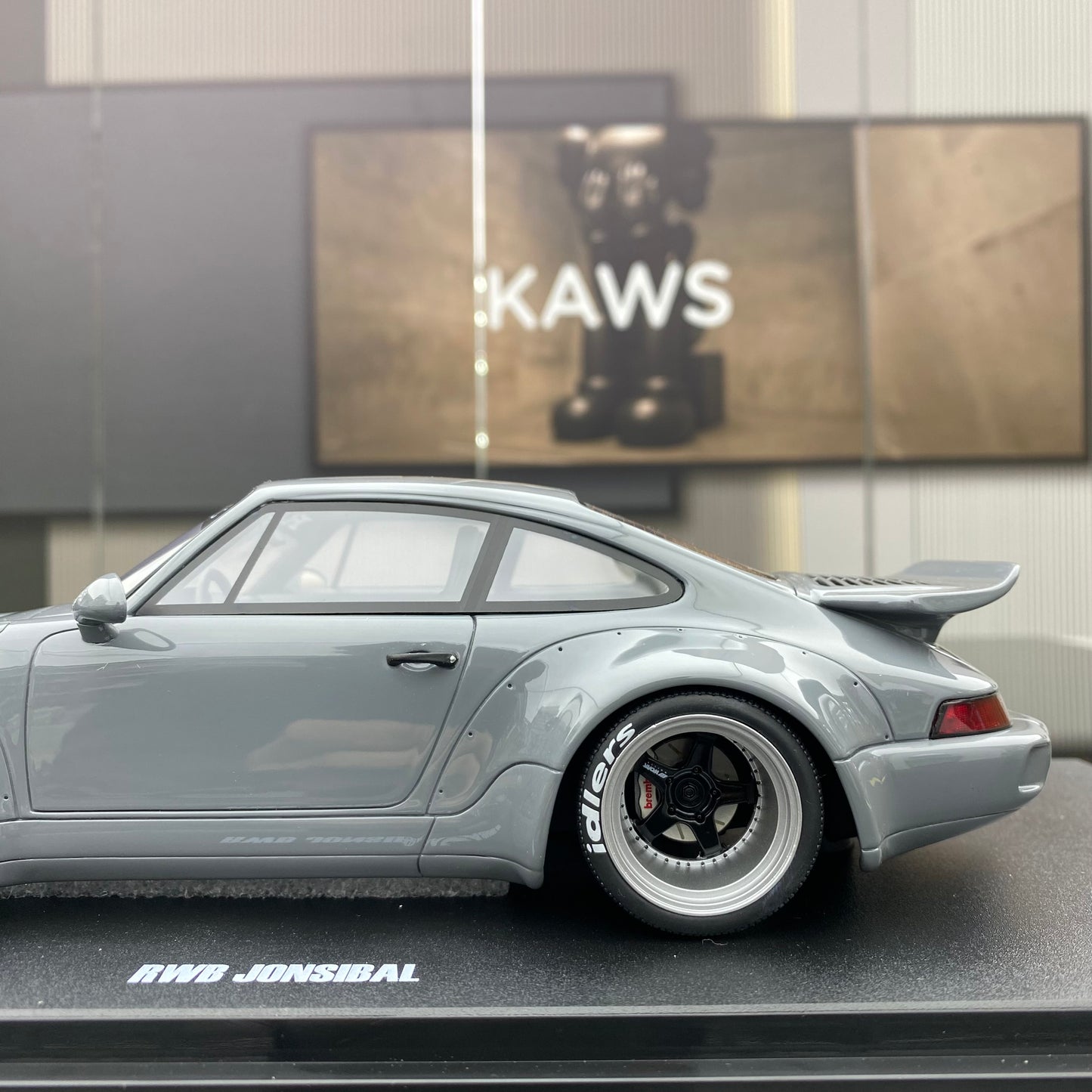 GT Spirit 1/18 Porsche JONSIBAL gray resin simulation car model