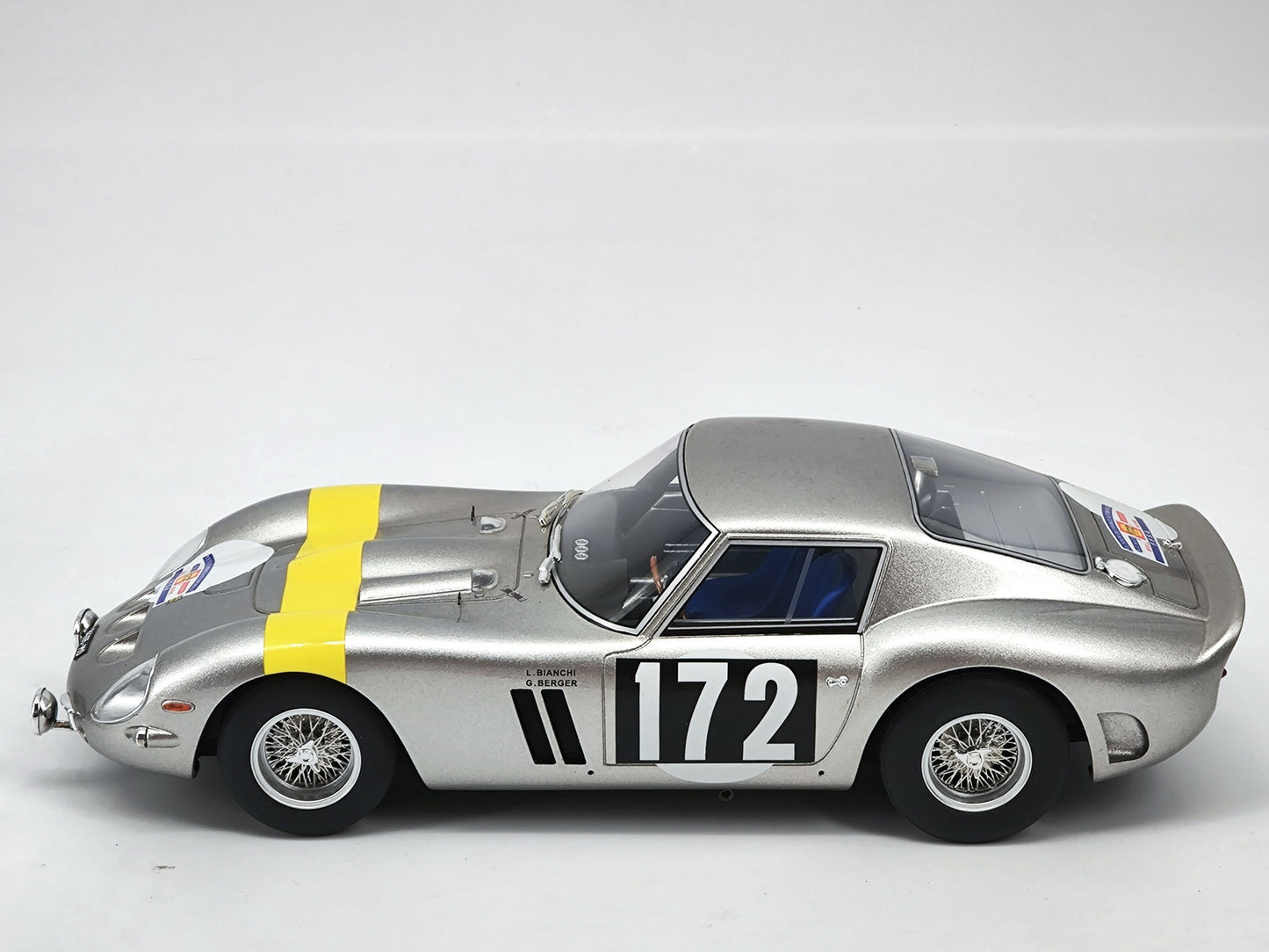 GT Spirit 1/18 Ferrari 250GTO 112 Blue Simulation Car Model Ornaments