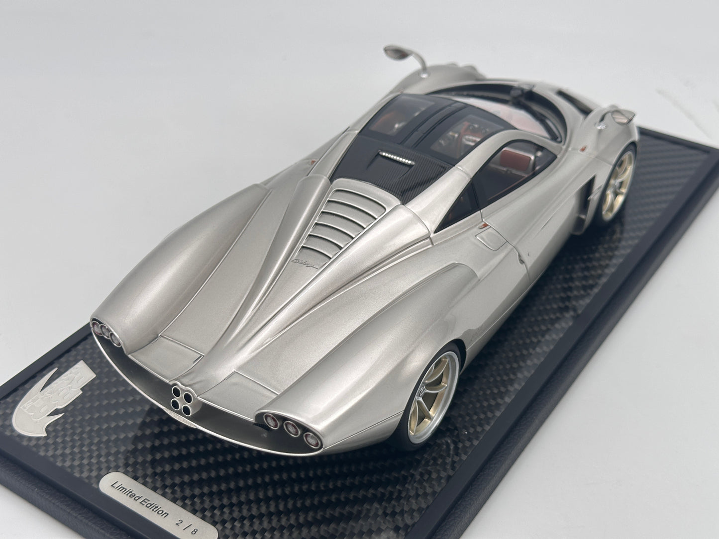 BBR 1/18 Pagani Huayra Codalunga Carbon Base Gold Limited Edition Car Model