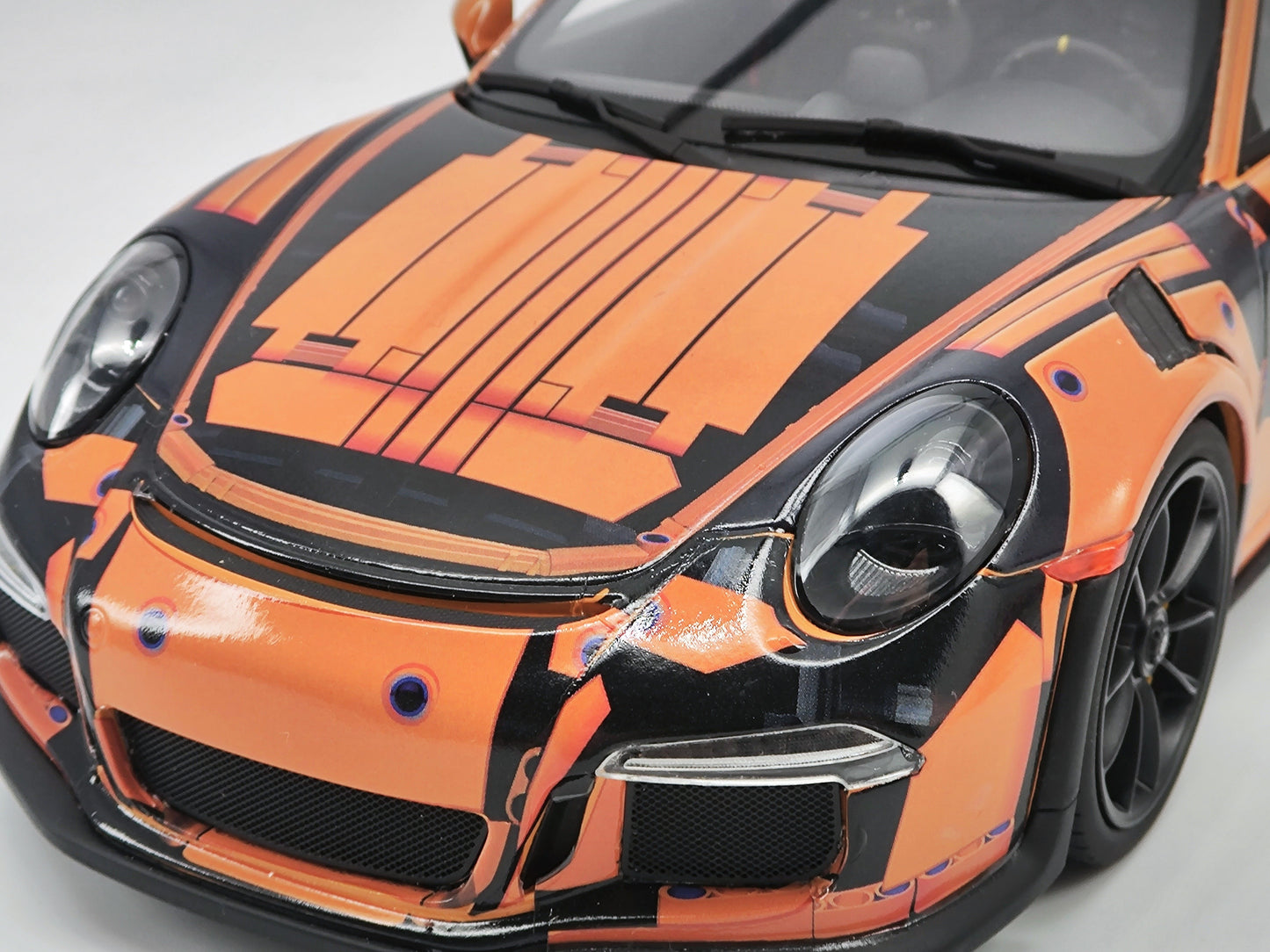 GT Spirit 1/18 Porsche 911 GT3RS Building Blocks Painted Simulation Car Model