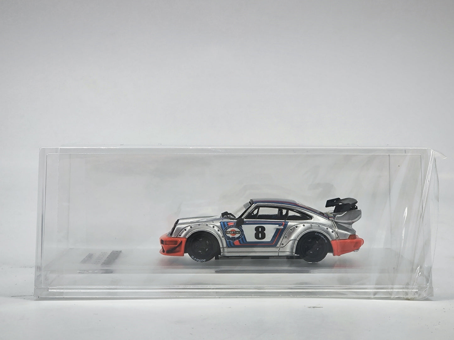 CM 1/64 Porsche RWB964 Martini No. 8 Simulation Car Model CM002