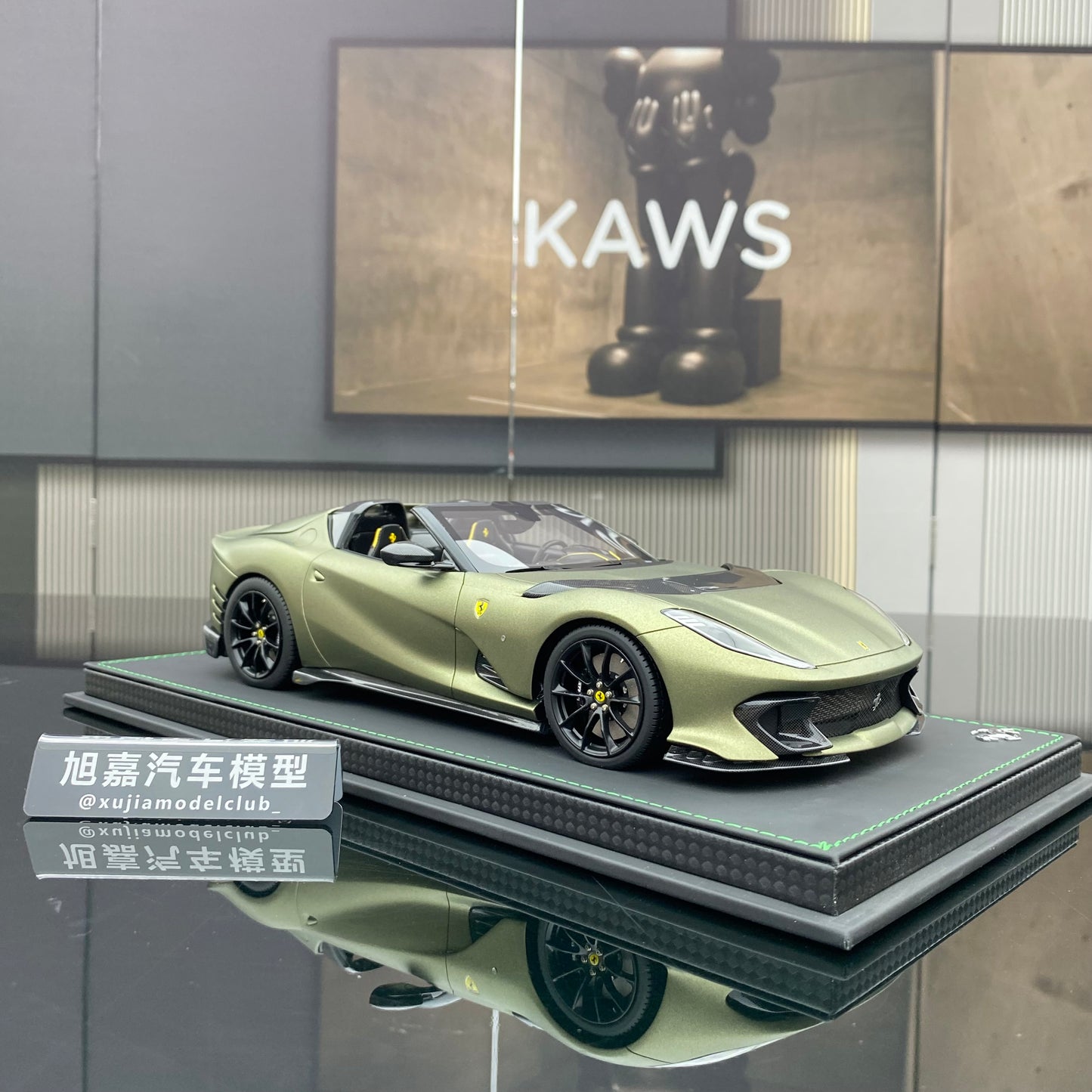 BBR 1:18 Ferrari 812 Competizione colección de resina adornos roadster modelo regalo