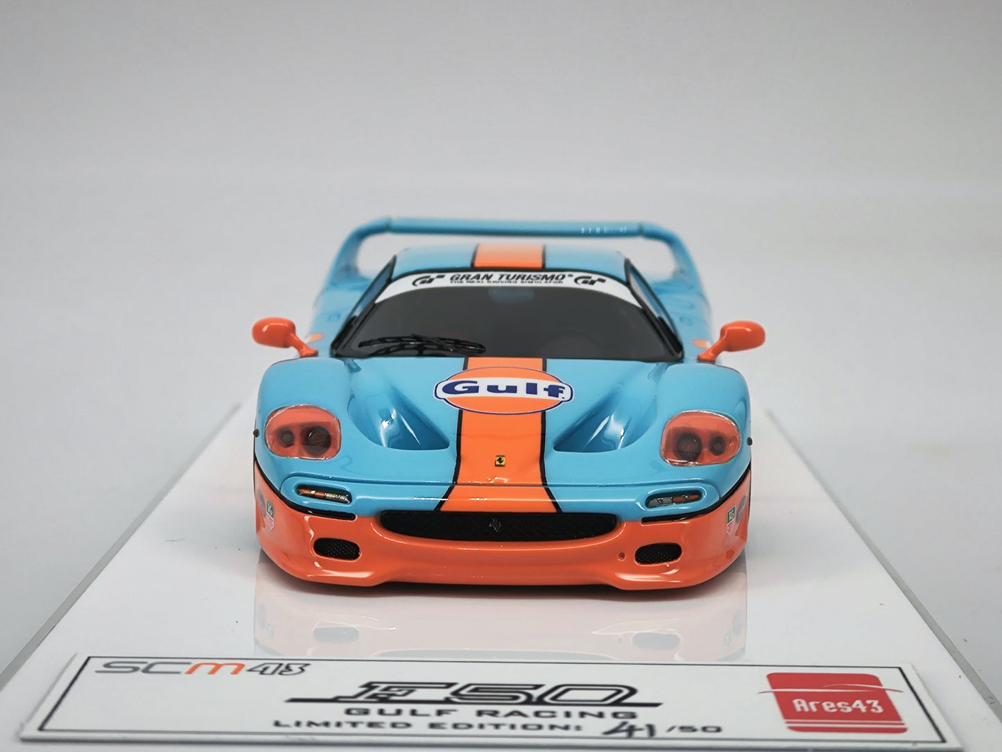 SCM 1/43 Ferrari F50 Gulf Simulation Model Car