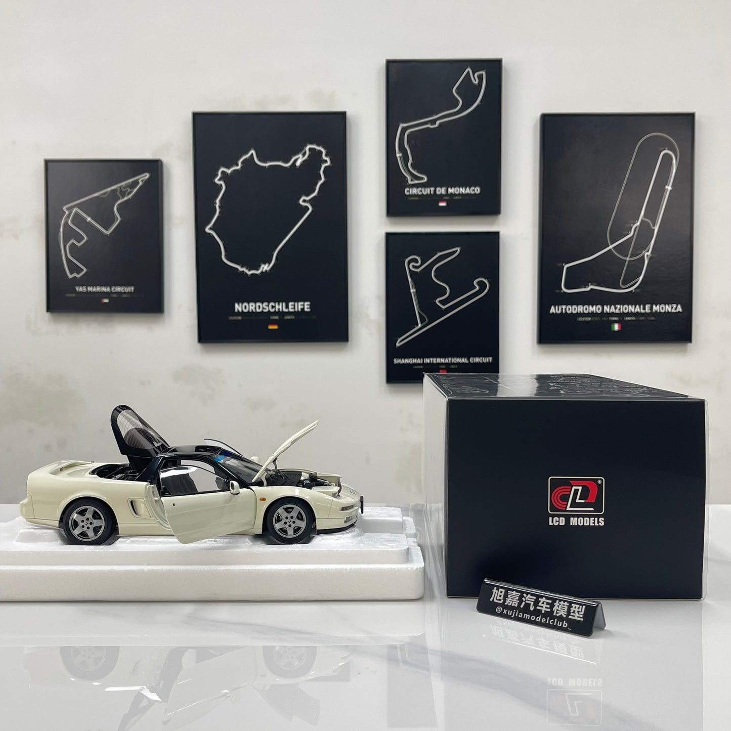LCD 1/18 Honda NSX (1st Gen / MK1 / NA1) - White (LCD18022-WH)