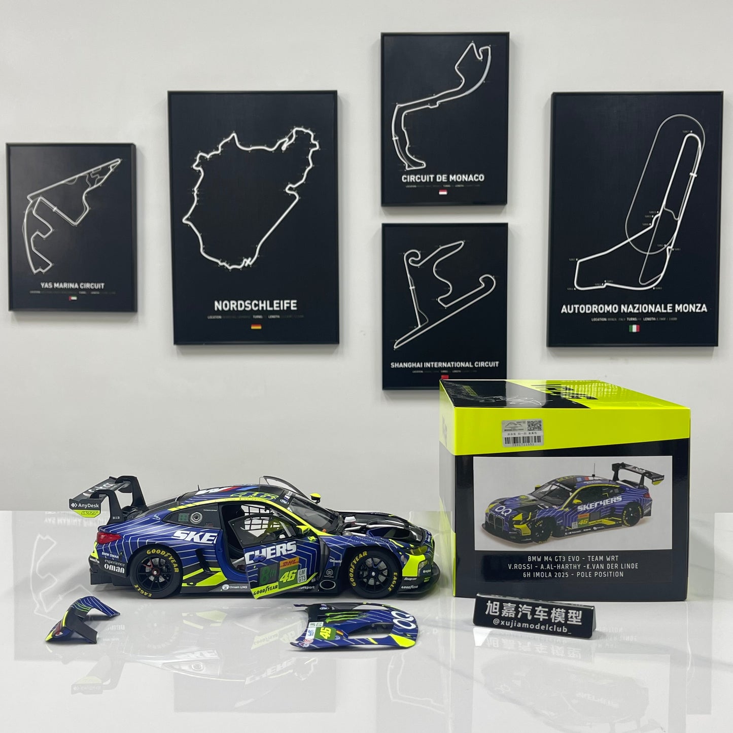 MINICHAMPS 1/18 BMW M4 GT3 EVO – TEAM WRT – 6H IMOLA 2025 Blue Livery 110252246