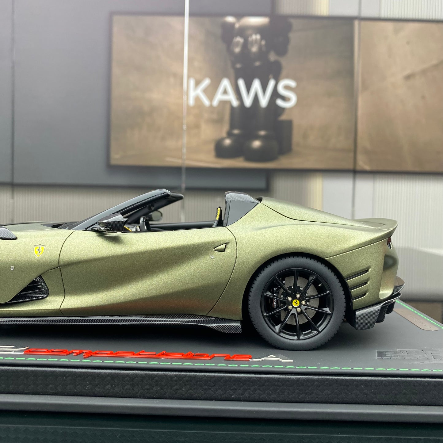 BBR 1:18 Ferrari 812 Competizione colección de resina adornos roadster modelo regalo