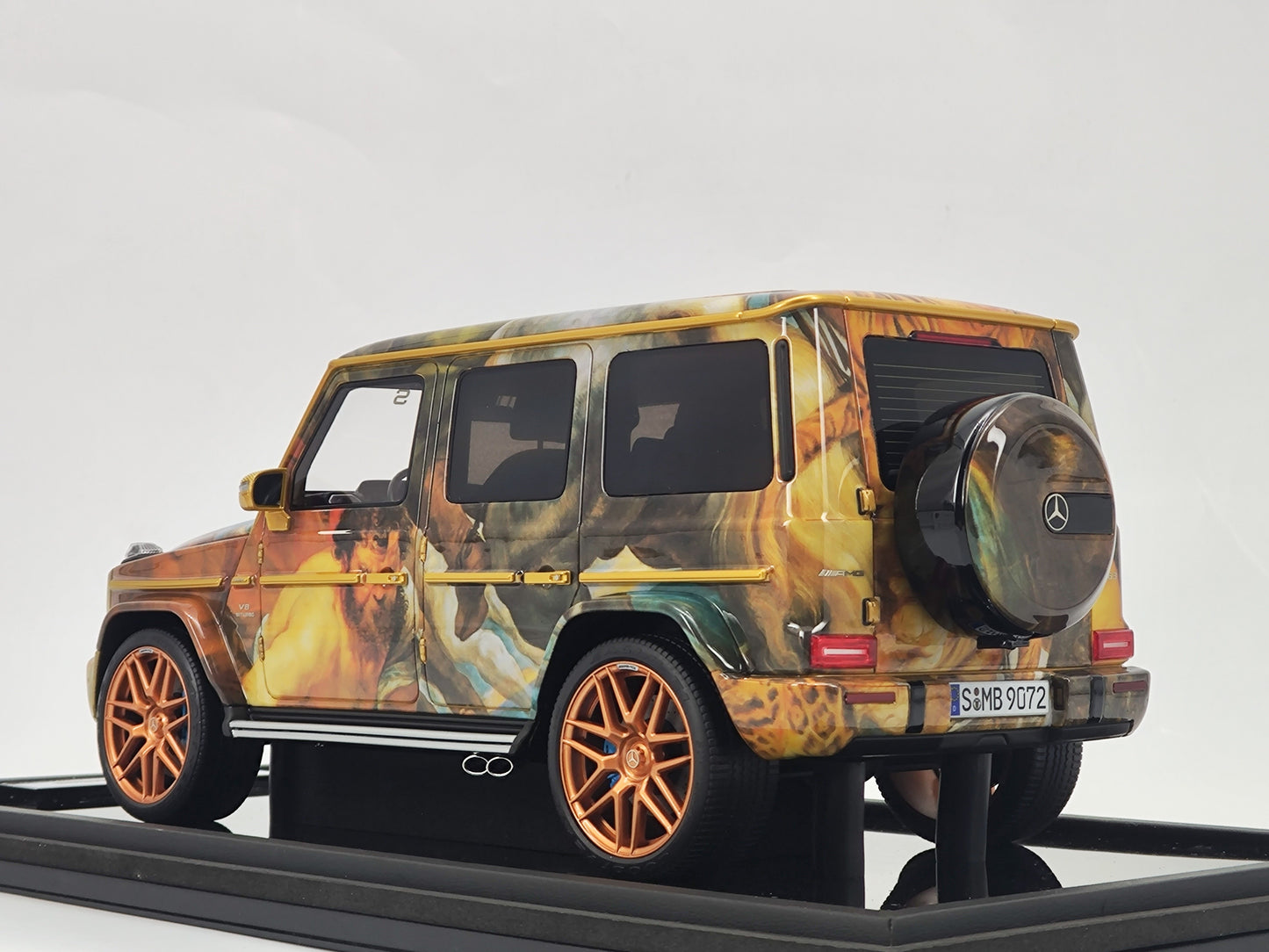 MH 1/18 Mercedes-Benz AMG G63 Jagdpanther Limited Edition Simulation Model Car