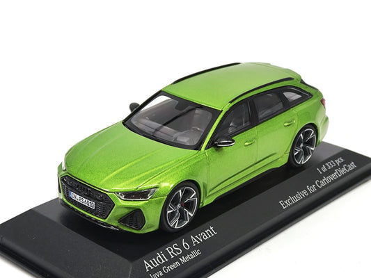 MINICHAMPS 1/43 Audi RS6 Alloy Enclosed Car Model Ornaments