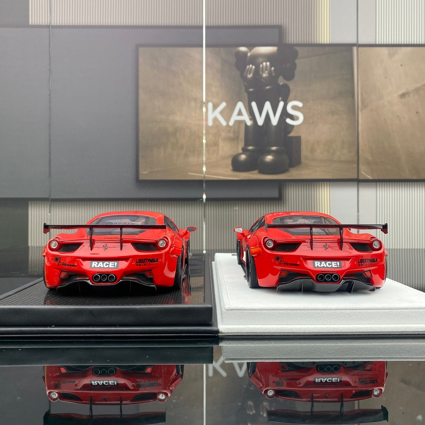 BBA CAR MODEL 1/18 Ferrari 458 GT simulation car model ornaments