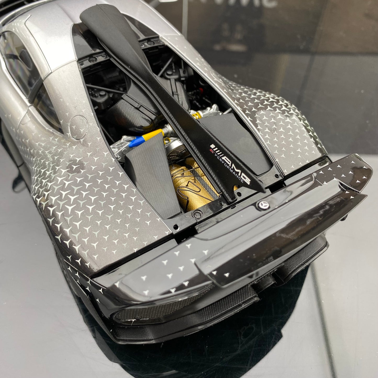 NZG 1/18 Mercedes Benz AMG ONE Starlight Paint Simulation Car Model