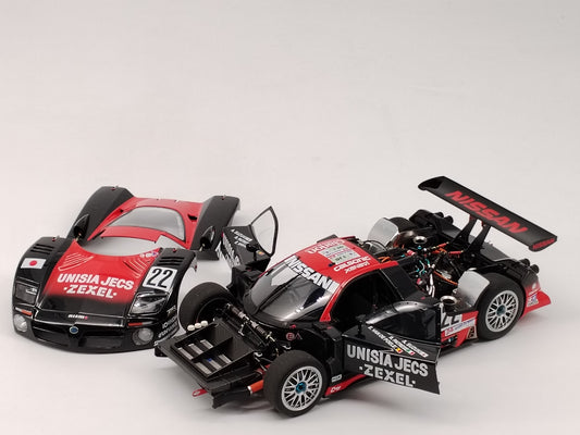 AUTO Art 1/18 Nissan R390 GT1 #22 LEMANS 1997 black AA218 out of print car model!
