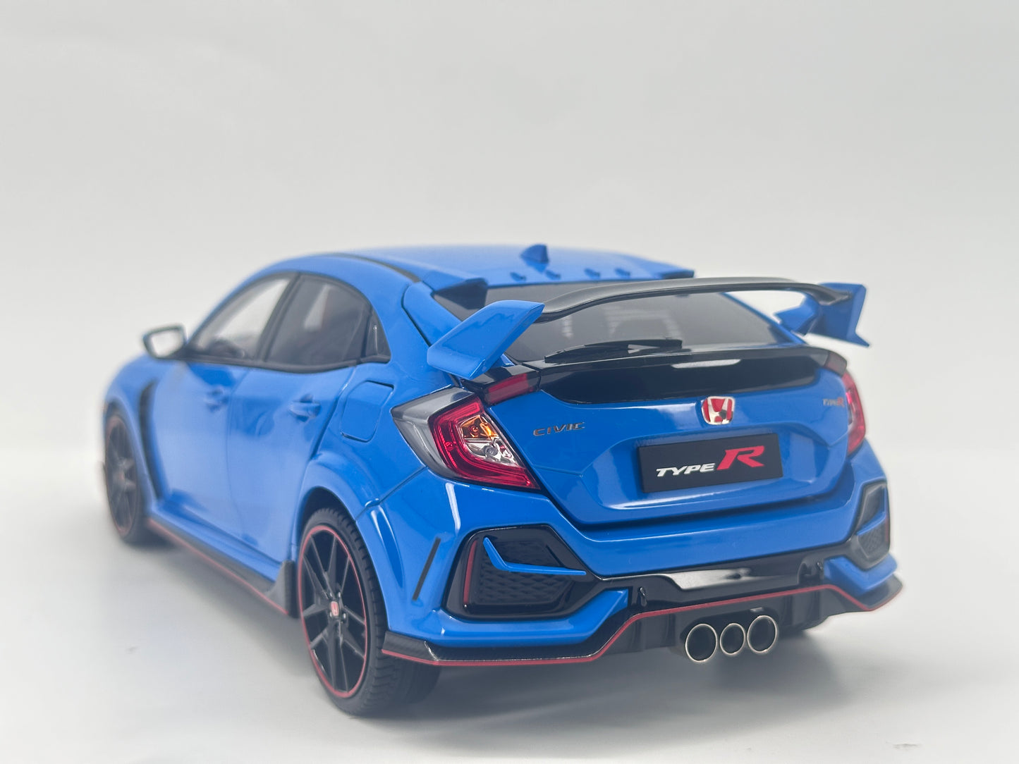 LCD 1/18 Honda Civic TYPE-R FK8 Racing Blue Alloy Car Model