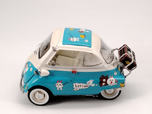 NSL 1/18 BMW ISATTA LINE Alloy Model Car Ornaments