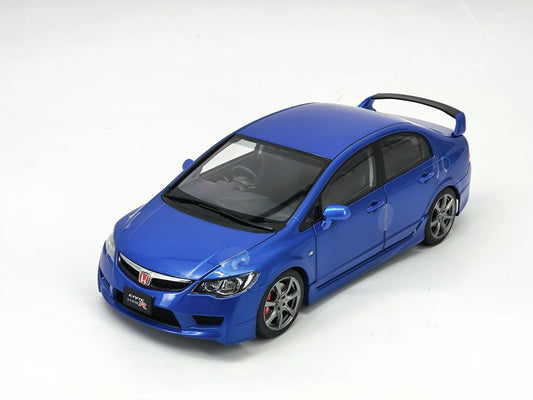 MH 1/18 Honda Civic Type R FD2 Blue Alloy Car Model