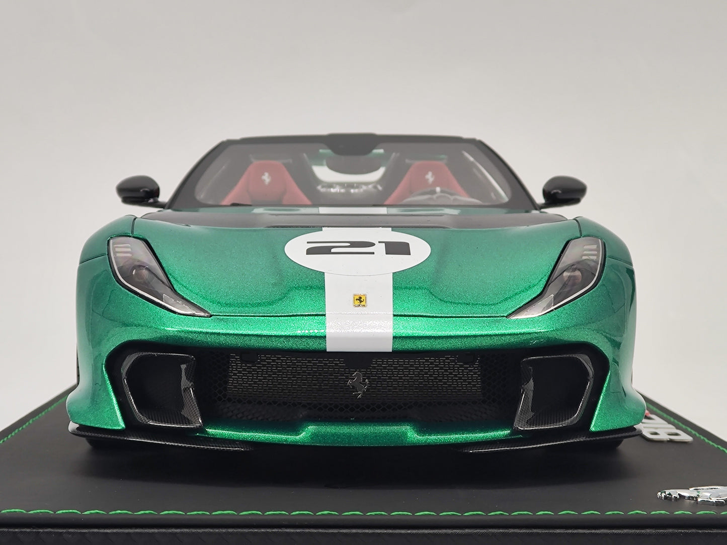 BBR 1/18 Ferrari 812 Competizione Jewel Green Limited Edition Model Car
