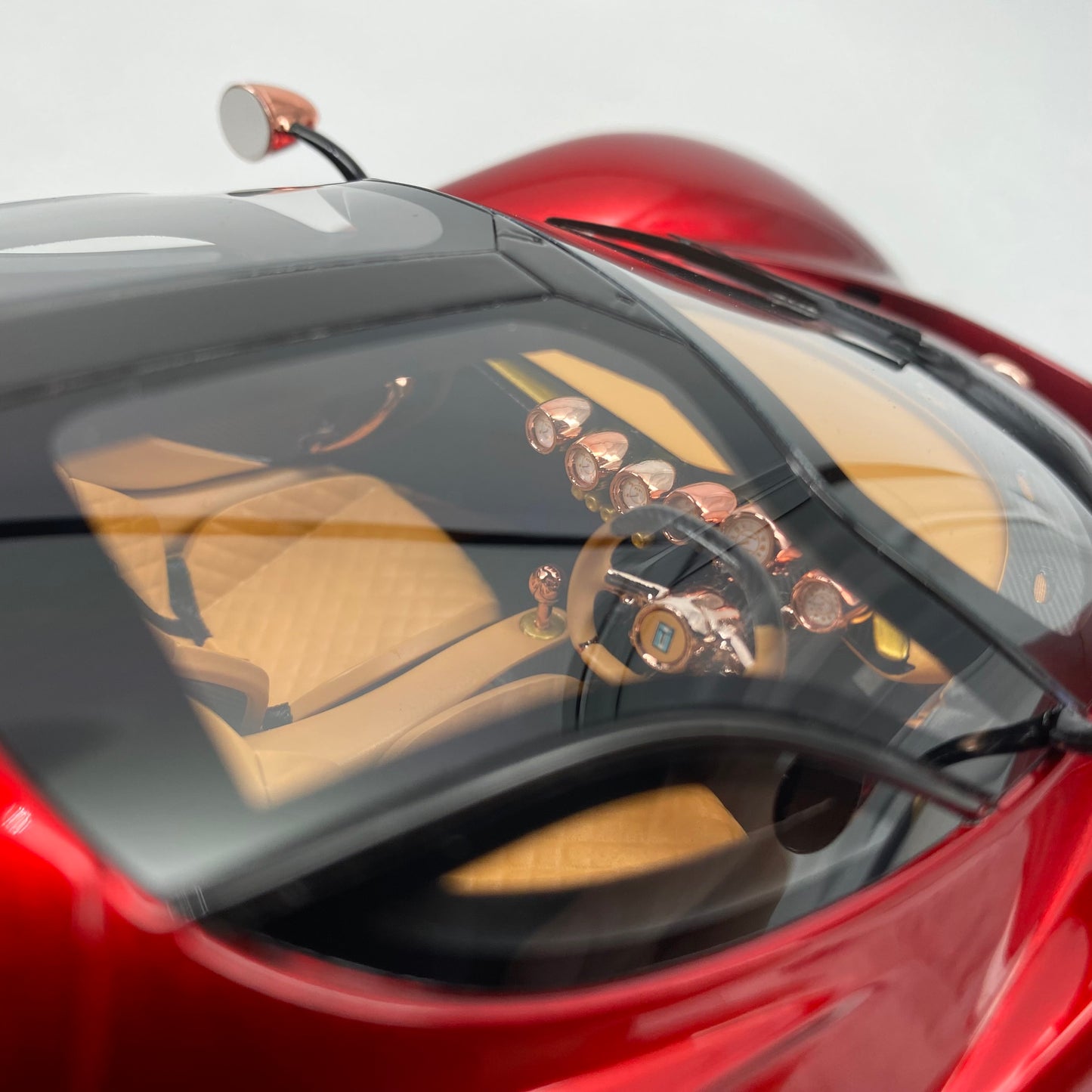 PEAKO 1/18 DE Tomaso P72 Metallic Red Limited Edition Car Model
