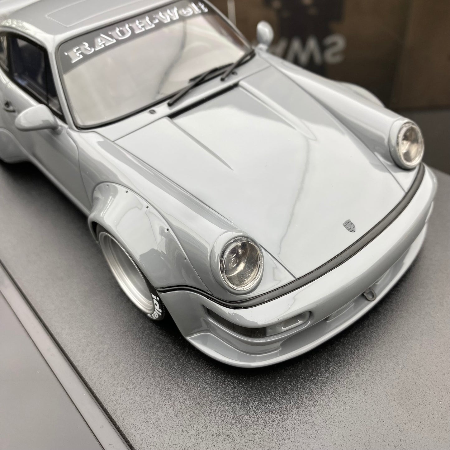 GT Spirit 1/18 Porsche JONSIBAL gray resin simulation car model