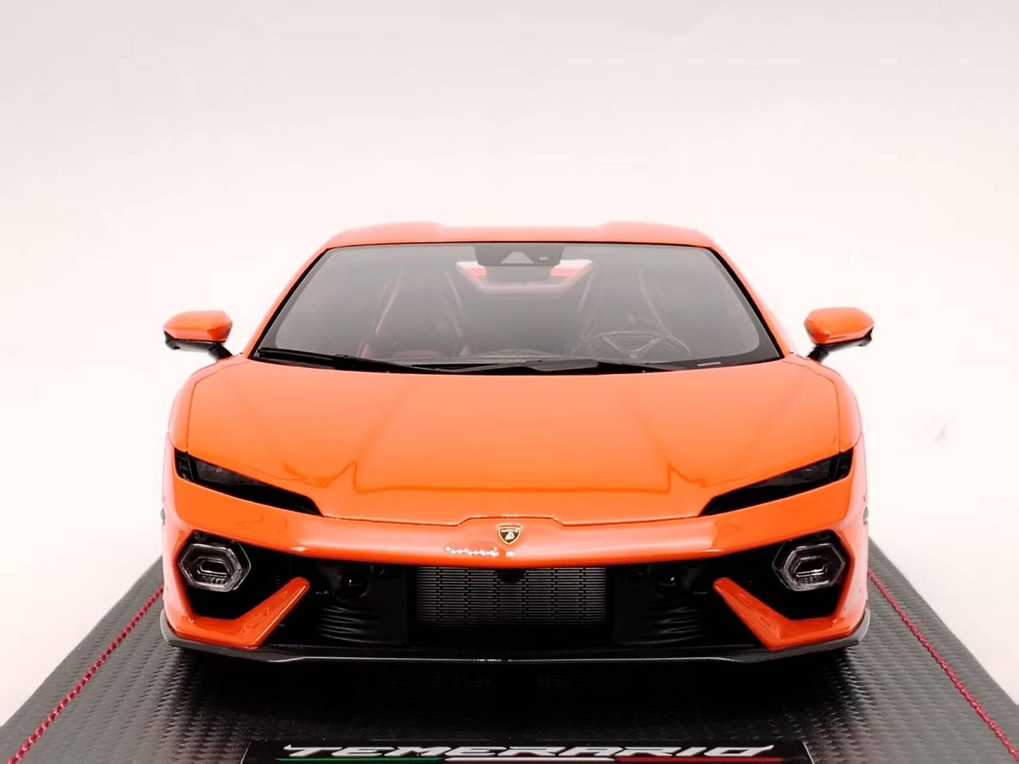 MR 1/18 Lamborghini New Calf Temerario Swift Orange Limited Model LAMBO062C