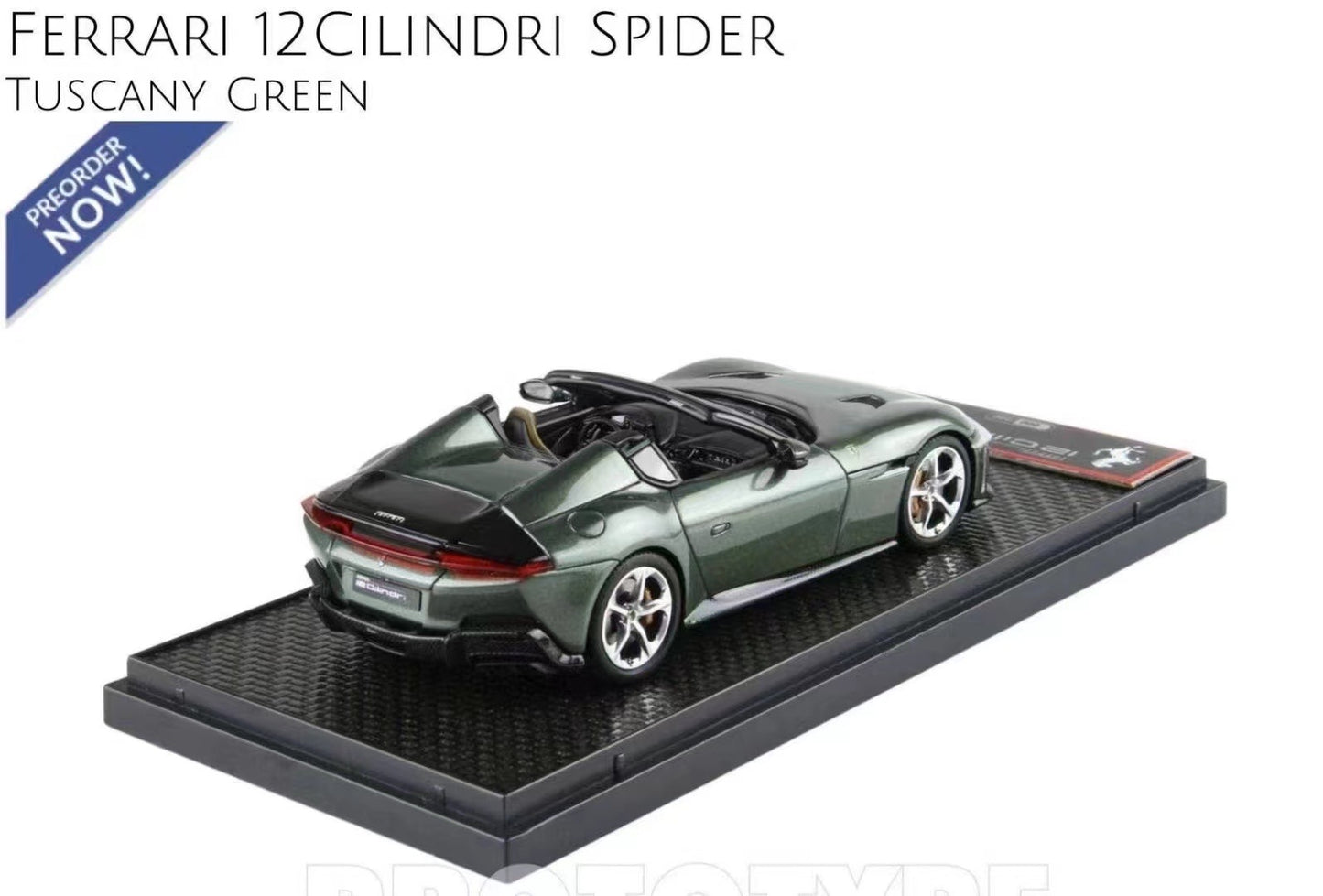 BBR 1/43 Ferrari 12 Cilindri Coupe simulation car model ornament gift