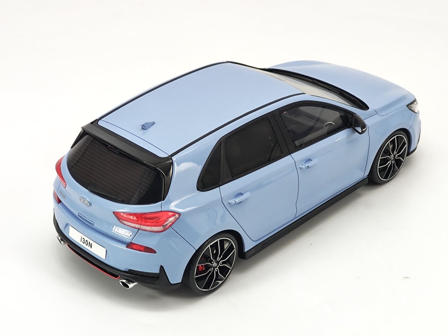 OTTO 1/18 Hyundai i30 N Blue Resin Model Car