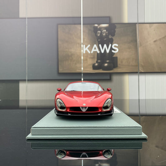 BBR 1/18 Alfa Romeo 33 Stradale red simulated high-end car model ornaments