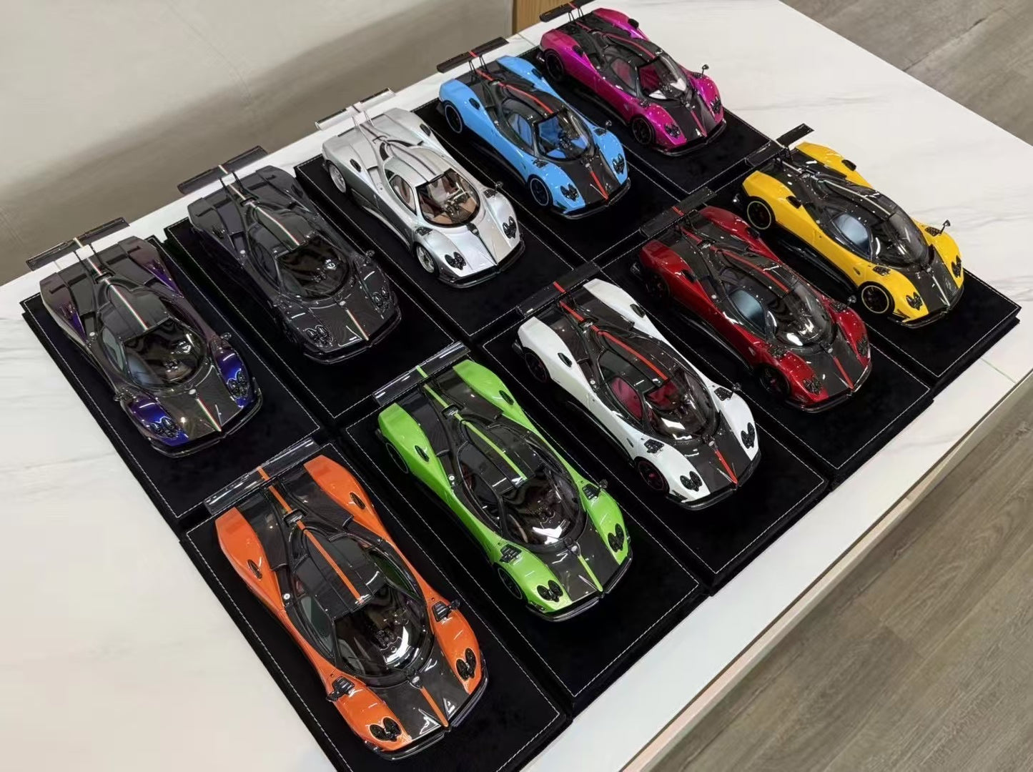 HH Model 1/18 Pagani Cinque Limited Edition Simulation Car Model Ornaments