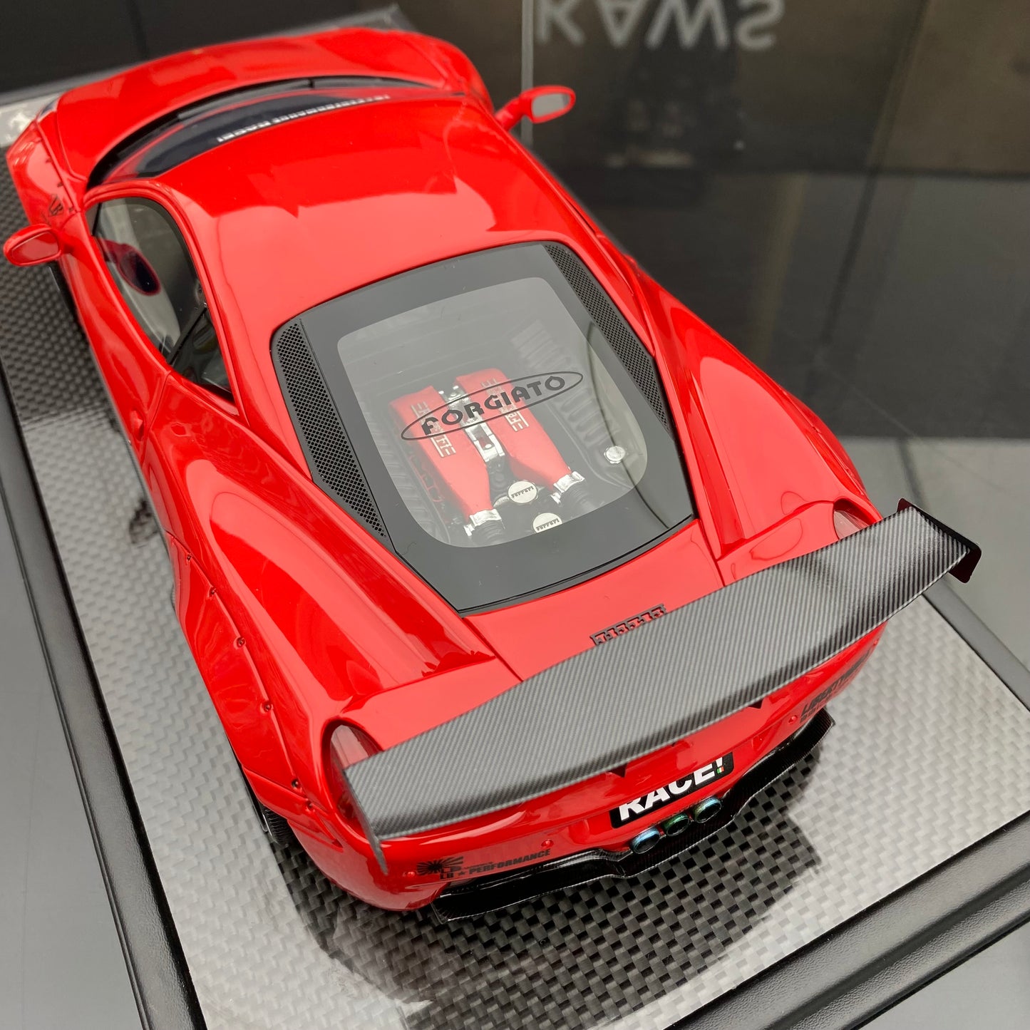 BBA CAR MODEL 1/18 Ferrari 458 GT simulation car model ornaments