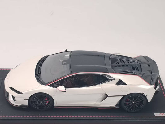 MR 1/18 Lamborghini New Baby Bull Temerario AP Kit Version Balloon White Resin Car Model