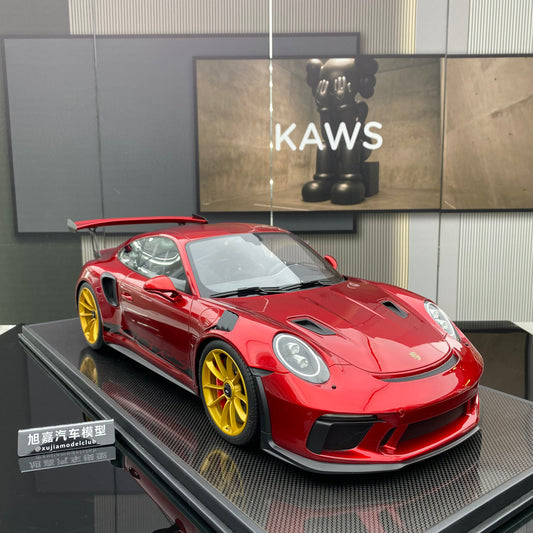 DM 1/8 Porsche 911 GT3RS high-end ornamental resin limited edition car model