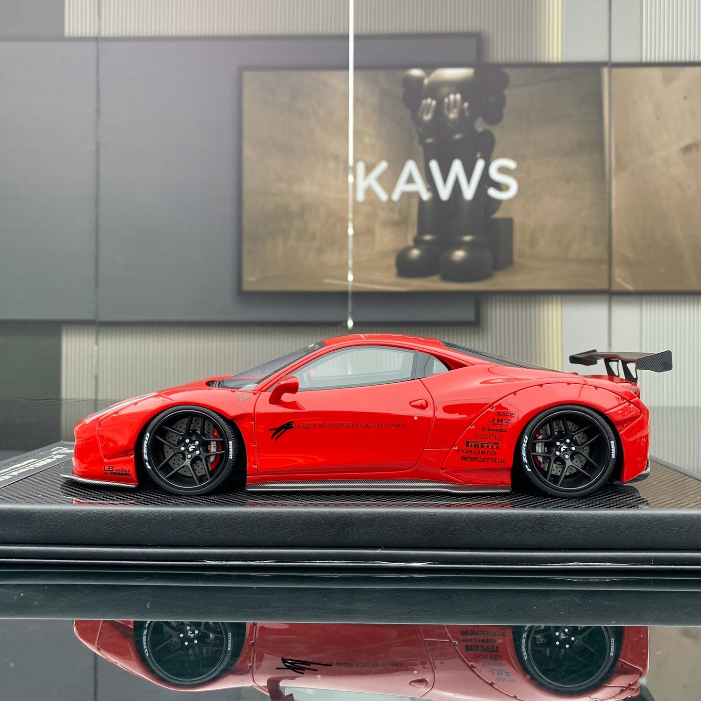 BBA CAR MODEL 1/18 Ferrari 458 GT simulation car model ornaments