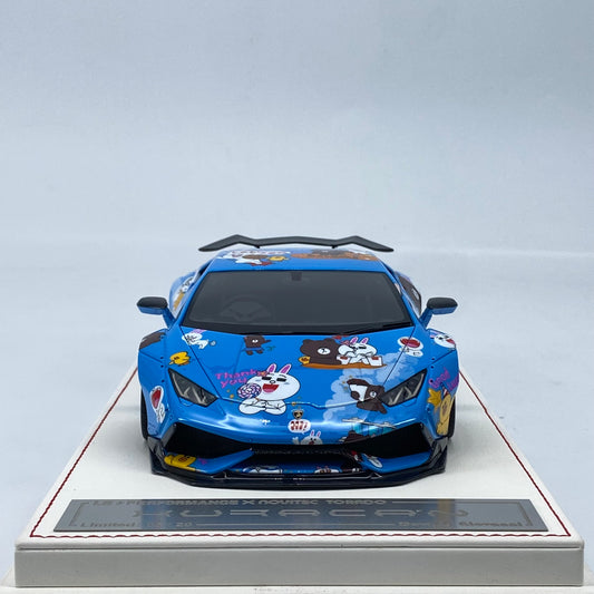 DG 1/18 Lamborghini HURACAN LB+NOVITEC LINE Limited Edition Car Model Collection