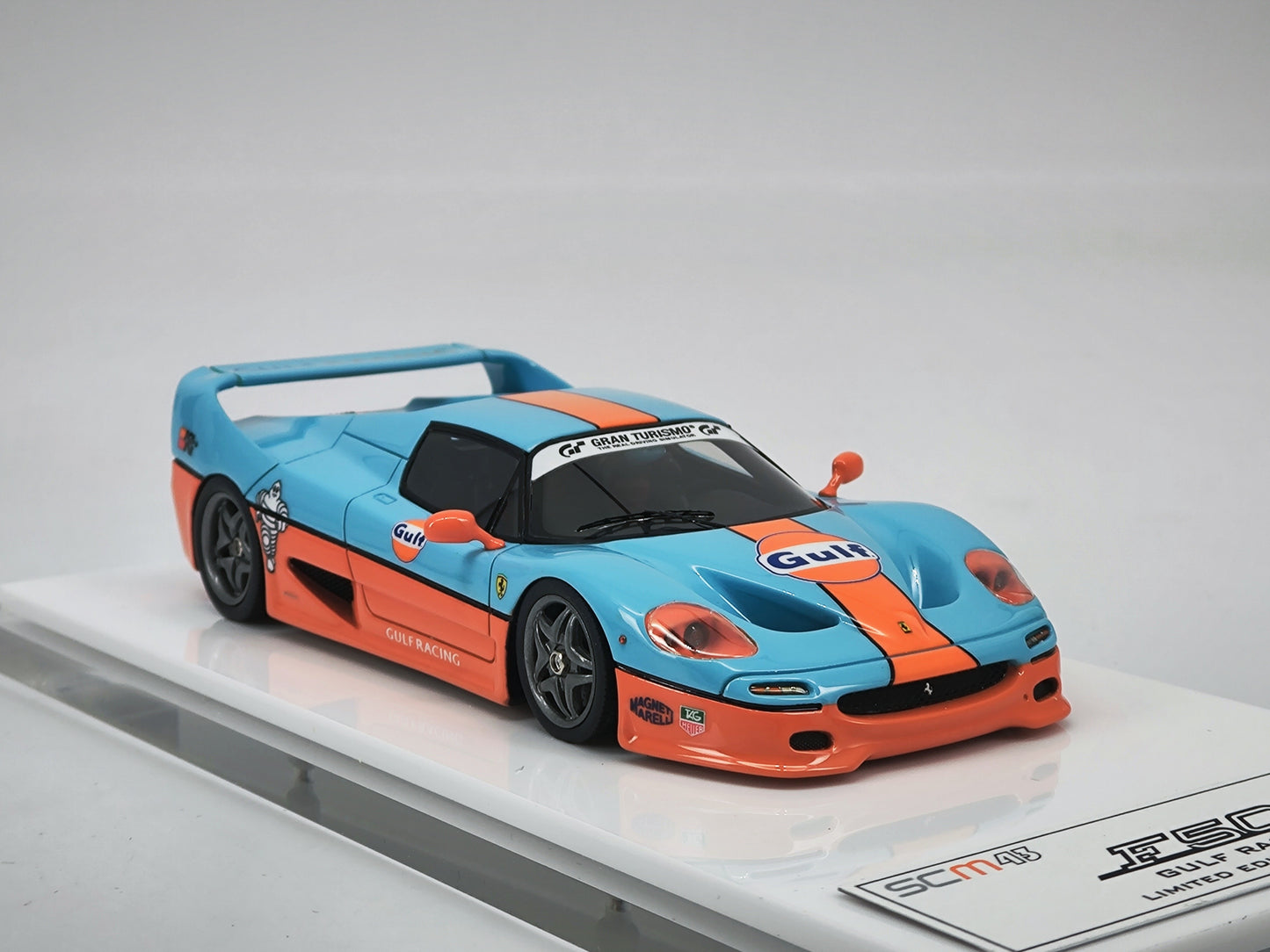 SCM 1/43 Ferrari F50 Gulf Simulation Model Car