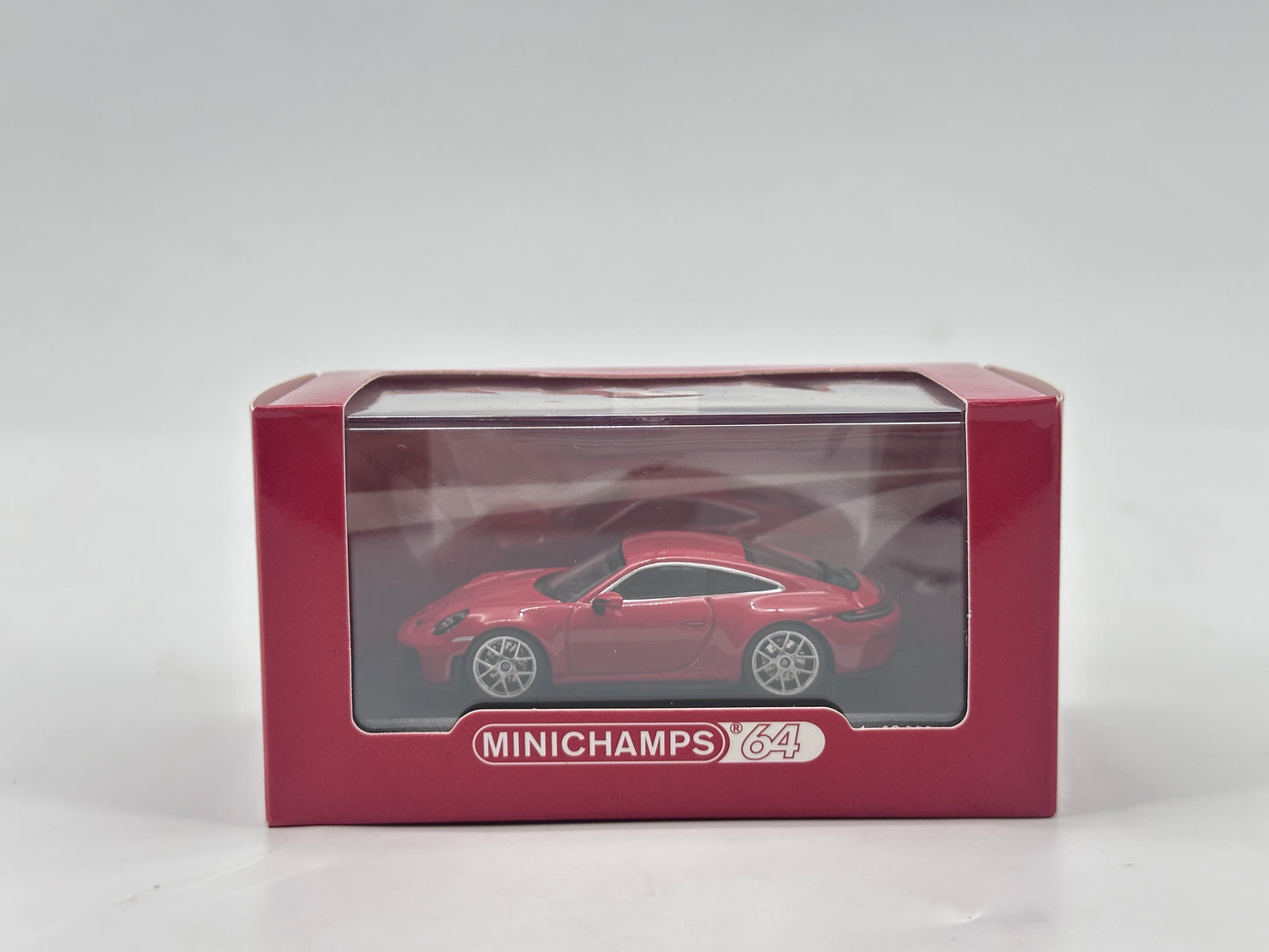 MINICHAMPS 1/64 Porsche 911 (992.2) GT3 TOURING 2025 Red Alloy Car Model 643064233