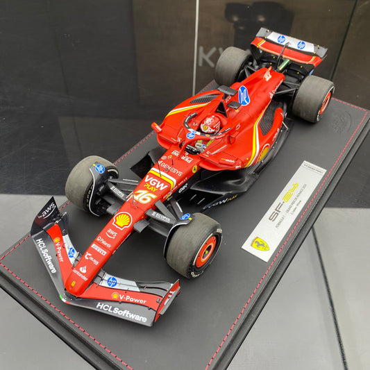 BBR1/18 Ferrari Miami #16 Charles Leclerc 3rd place racing car model