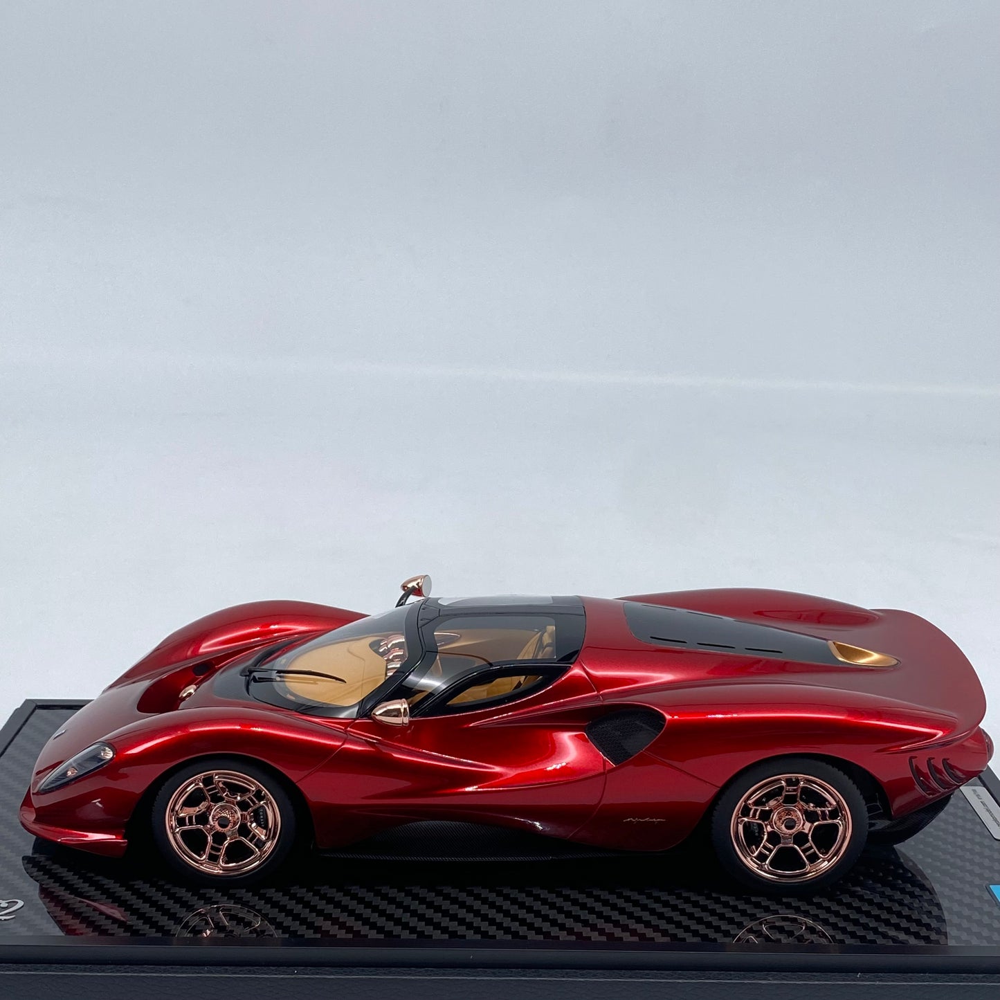 PEAKO 1/18 DE Tomaso P72 Metallic Red Limited Edition Car Model