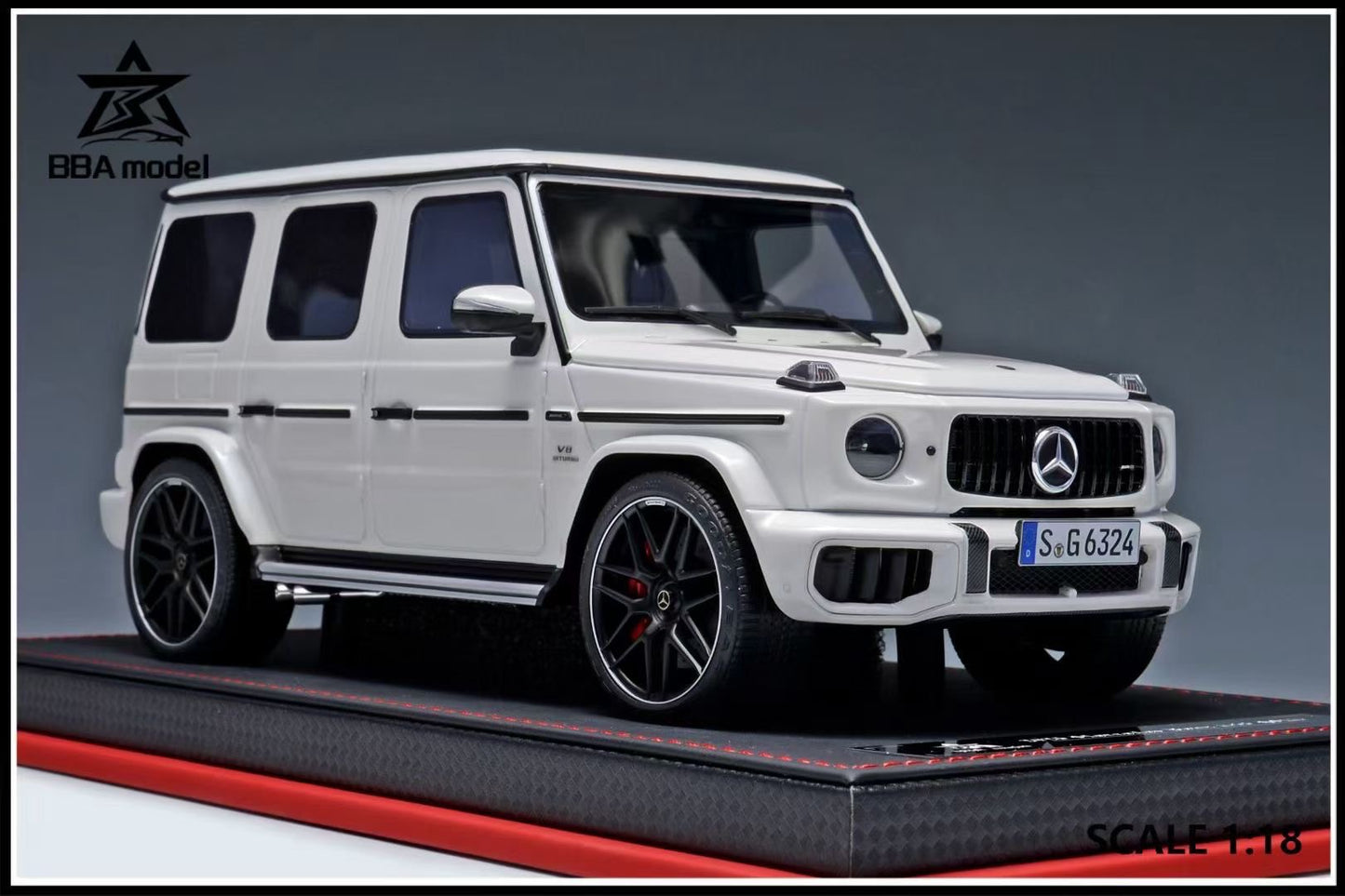 BBA model 1/18 2025 Mercedes-Benz-G63 AMG limited edition resin car model