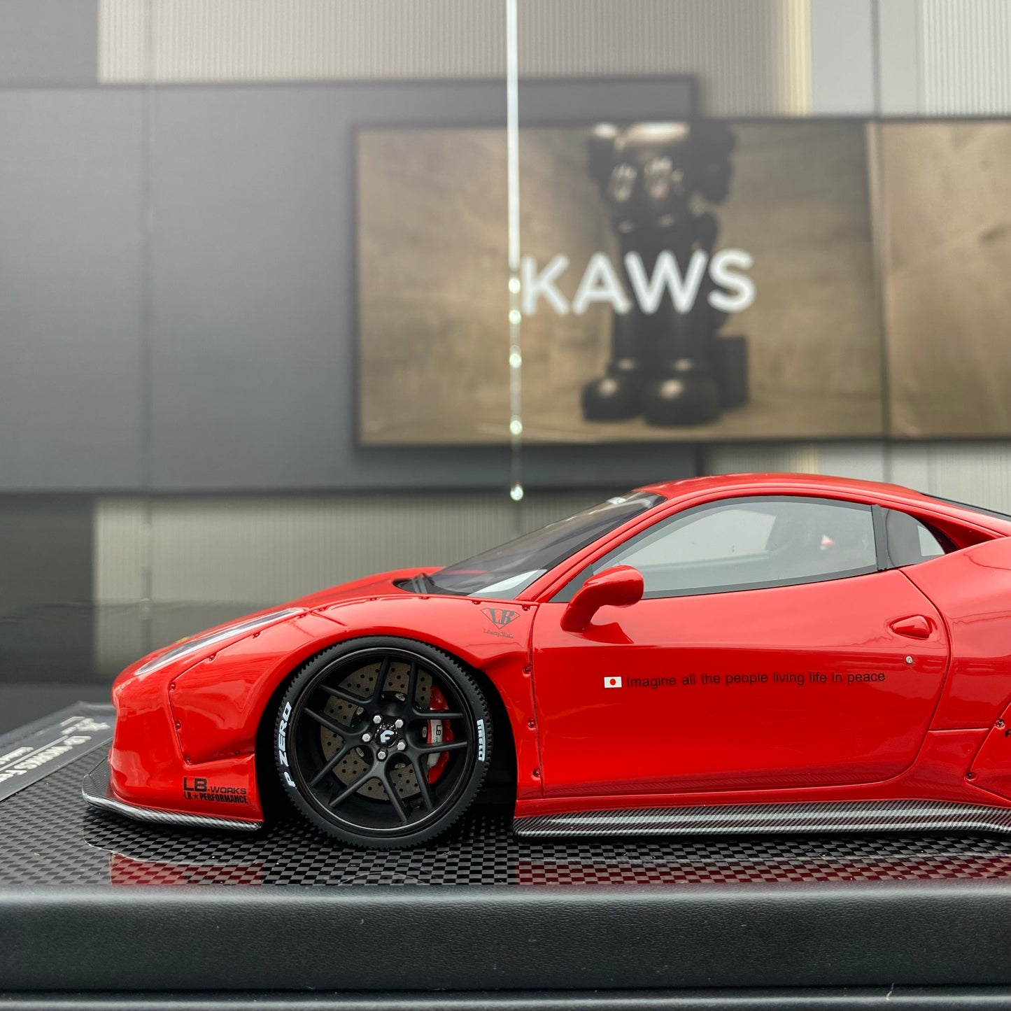 BBA CAR MODEL 1/18 Ferrari 458 GT simulation car model ornaments