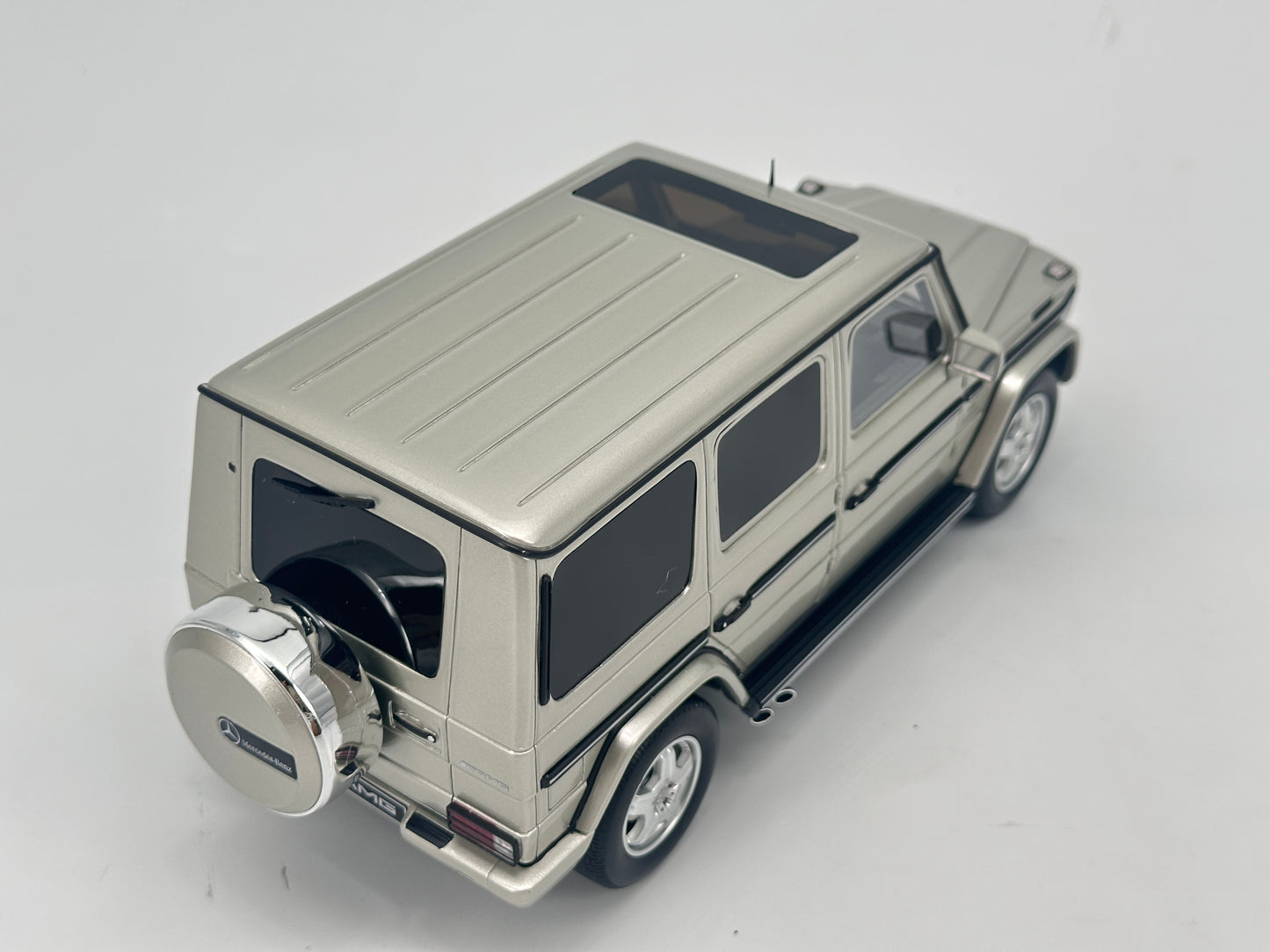 OTTO 1/18 Mercedes-Benz G-CLASS 55AMG Iridium Silver Resin Model