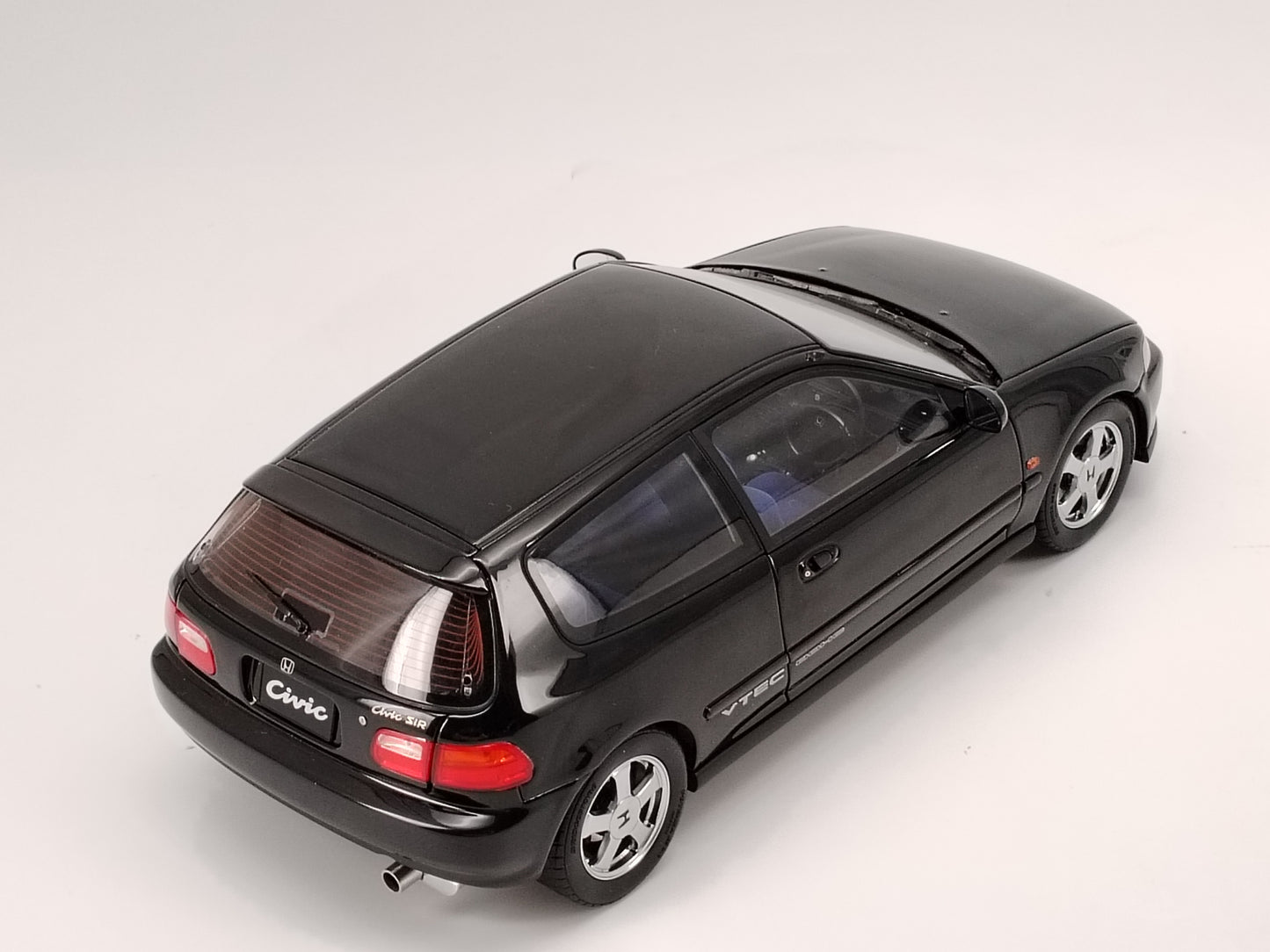LCD 1/18 Honda EG6 SiR (SiRII) in Black, Die-cast Model Car Collectible