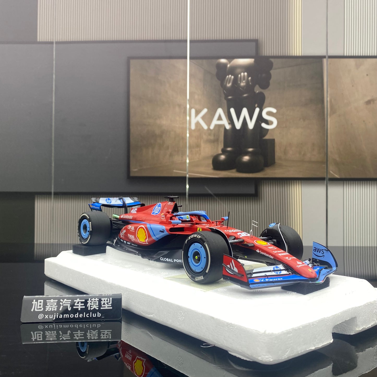 BBR 1/18 Ferrari SF-24 Charles Leclerc Miami GP 2024 Red